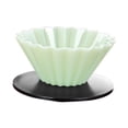 thumbnail image 4 of Luzkey Tasse Filtre à Café en Résine Réutilisable pour Café Filtre pour Camping Voyage Noir et Vert, 4 of 8