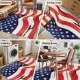 thumbnail image 6 of American Flag Large Area Rugs for Bedroom Living Room, Soft Non Slip Carpet Bedside Rug, Red Blue USA Flag Rectangular Floor Cover Kitchen Accent Rug 3'x5' for Dining Room/Office, 6 of 9