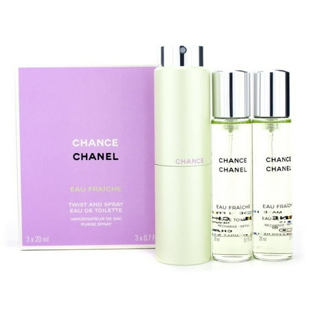 Chanel Chance Eau Fraiche Twist & Spray Eau De Toilette 3X20ml/0.7Oz  3145891361001