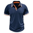 thumbnail image 2 of Aloohaidyvio George Mens Polo Shirts ,Spring Summer Mens Golf Sports Polo Shirt Short Sleeve Performance Moisture-Wicking Pique Shirt, 2 of 6
