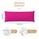 thumbnail image 3 of Balery Darkmagenta Funda Protectora para Almohada Corporal de Algodón Hipoalergénico con Cierre(55 x 21 pulgadas), Almohadas No Incluidas, 3 of 7