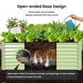 thumbnail image 2 of Noble House Raised Garden Bed, Galvanized Planter Box Stand Outdoor,Herbs, 2 of 5