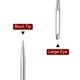 thumbnail image 4 of Agujas de coser de ojo grande Uxcell de 2.05" Agujas de coser de acero inoxidable para cuero 20 Pack, 4 of 5