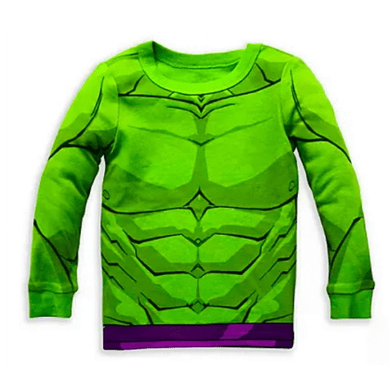 Disney Incredible Hulk Costume PJ PALS Pajamas Set for Kids Size 5 Walmart