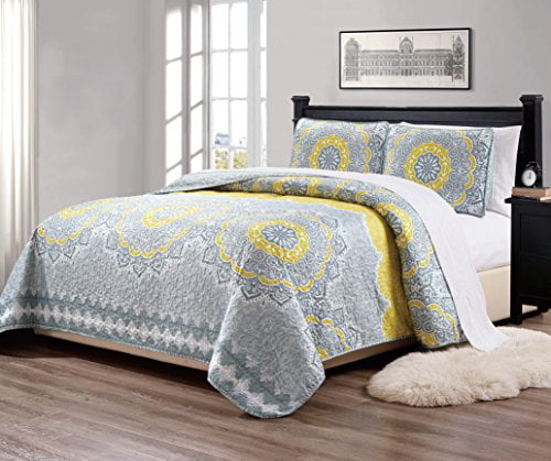 Mk Home Collection 3pc King, What Are The Dimensions Of A California King Bedspread