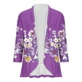 thumbnail image 4 of Pisexur Womens Jacket Open Front Cardigans Plus Size Jackets Coats Fall Jackets Women's Non Positioning Printed Fashionable Loose Lace Cardigan Top, 4 of 4