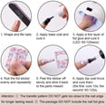 thumbnail image 2 of Makartt Nail Art Foil Transfer Stickers，10 Rolls 4cm*100cm Nail Art Supplies Foil Transfers Starry Sky Nail Decals  Nail Extension Gel Art Decorations DIY Design, 2 of 7