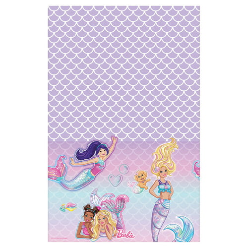 Barbie Fairytopia Mermaidia Party Paper Napkin Plate Table Cover Cloth Loot Bag 