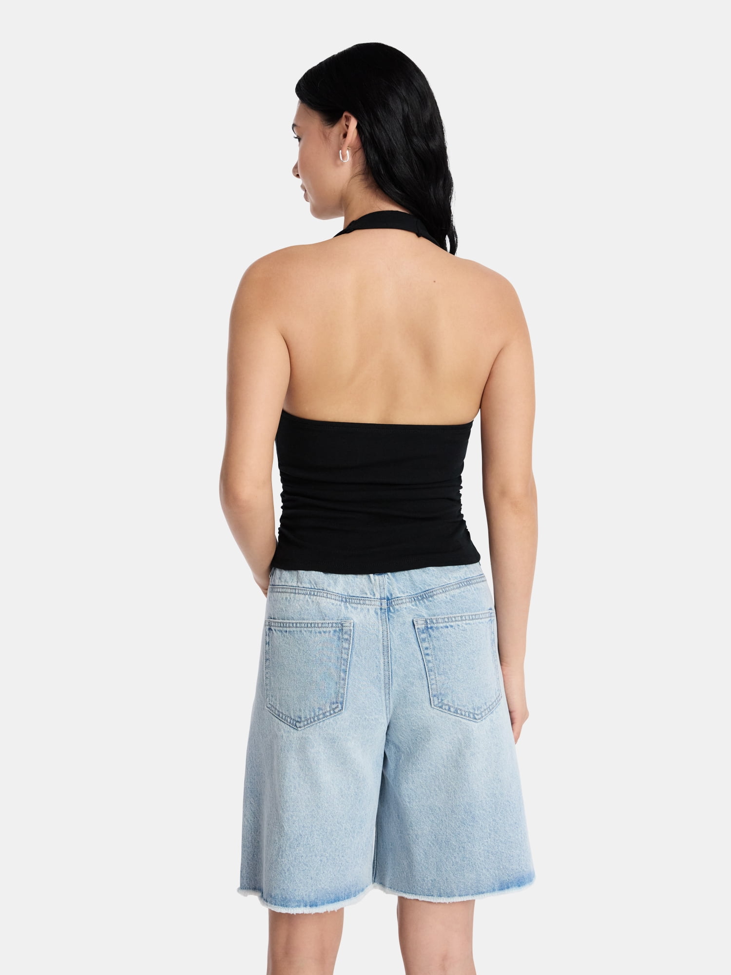 Madden NYC Women’s Sleeveless Halter Top, Sizes XXS-XXL