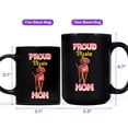 thumbnail image 4 of Proud Vizsla Mom Happy Mother's Day with Love Mug Vizslas Dog Lover Gifts Idea Coffee Tea Cup - 02003, 4 of 4