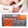 thumbnail image 1 of Ultra Fine  Floss Pick, Compact Travel Floss Case Holder with Wider Outlet, ABS Material, Refillable Portable Family Mega Pack Trio Floss Pick Dispenser for Adults and, 1 of 7