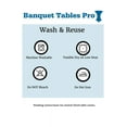 thumbnail image 4 of 8 Foot 30x96 Black Stretch Spandex Table Cover-by Banquet Tables Pro, 4 of 4