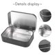 thumbnail image 5 of 95X60X21Mm Caja De Lata Negra Metal Negro Con Caramelo Mate Pequeña, 5 of 9