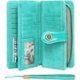 thumbnail image 1 of LAICAIW Women's Wallet Genuine Leather RFID Blocking Large Capacity Trifold Ladies Wallet, 1 of 6