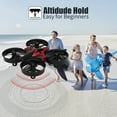 thumbnail image 2 of YouLoveIt Mini Drone for Kids, Radio Control Quadcopter 2.4G RC Quadcopter Portable Mini Toy Drone Easy to Fly Drone with 3D Flip Headless Mode, 2 of 9