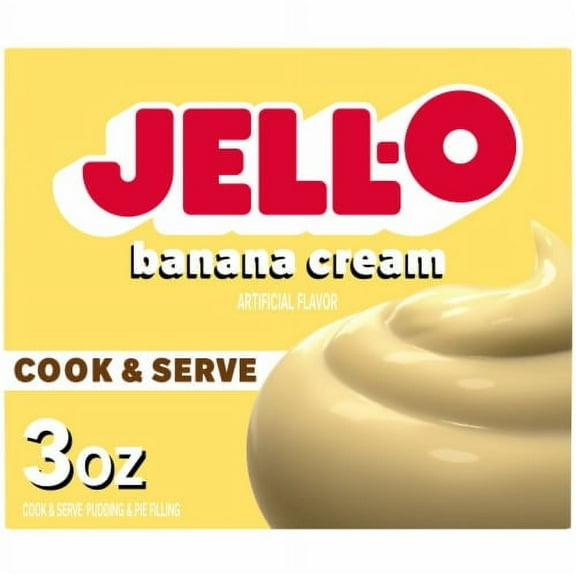 2X - Jell-O Cook & Serve Banana Cream Pudding & Pie Filling Mix