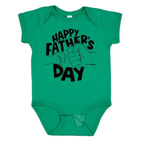 

Inktastic Happy Father s Day Parent-Child Fist Bump Gift Baby Boy or Baby Girl Bodysuit