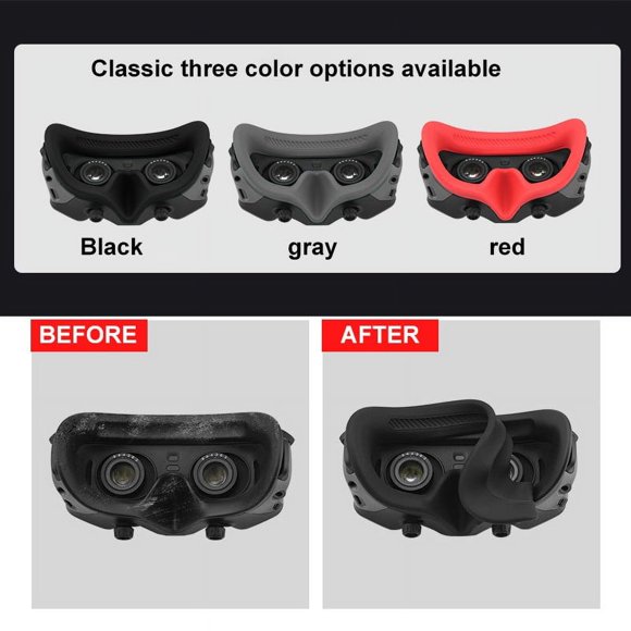 Mejorar para DJI Experiencia FPV con la almohadilla para ojos de silicona ajustable V2