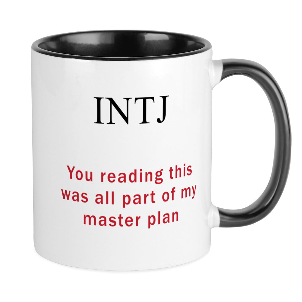 11oz mug INTJ Plan Printed Ceramic Coffee Tea Cup Gift 