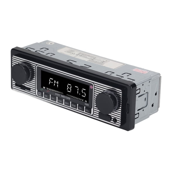 Radio para coche con Bluetooth, reproductor de MP3, radio FM para coche, radio para coche resistente y duradera