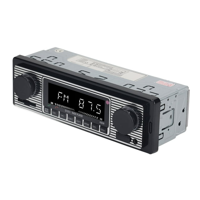 Radio para coche con Bluetooth, reproductor de MP3, radio FM para coche, radio para coche resistente y duradera