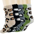 thumbnail image 1 of 5 pares de calcetines borrosos para mujer, antideslizantes, de invierno, calcetines cálidos para el suelo, calcetines cómodos para dormir, lavables a máquina, para la cama en casa, Yoga Muyoka Hogar, 1 of 6