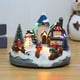 thumbnail image 2 of Casas de pueblo navideñas de resina con vista a la nieve, casa con escena de nieve, edificio musical, luz B, 2 of 7