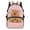 Pink Floral Capybara, variant on Uorisanigo 17 Inch School Backpack , Large Capacity Purple Pastel Axolotl Casual Bag for Kids Ages 5-12, Breathable and Comfortable for Elementary Use Travel Hiking