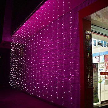 300 LED Curtain Light - Pink