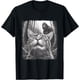 thumbnail image 1 of Sorprised Scared Cat Selfie with Bigfoot - Camiseta para hombre y mujer, 1 of 2