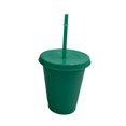thumbnail image 2 of Hariumiu Kitchen Portable Water Bottle with Lid and Straw, Reusable PP Straw Cup, 2 Sizes, 2 of 8