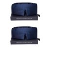thumbnail image 1 of Antifaz para dormir de seda Drowsy, 2 unidades, ajustable, azul medianoche, 1 of 6