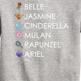 thumbnail image 3 of Disney Emoji - Princess List Icons - Toddler And Youth Crewneck Fleece Sweatshirt, 3 of 5