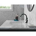 thumbnail image 7 of Delta Albion Matte Black Bathroom Faucet 1 Hole, Single Hole Bathroom Sink Faucet for Vanity, Metal Push-Pop Drain Assembly, Matte Black, 7 of 7