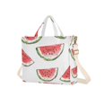 thumbnail image 7 of FORMRS Womens Corduroy Tote Bag Crossbody Shoulder Handbag with Pocket, Watermelon Pattern, 7 of 7