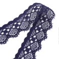 thumbnail image 1 of Lace Ribbon Clothing Accessories Decorating Crafts DIY Materials 10 Yard 2cm Width Dark Blue, 1 of 4