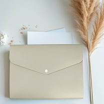 File Folders A4 Organ Bag 2 Folder Storage Bag Horizontal Portable Thickened File Bag