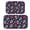 Skull and Rose Gothic Pattern, variant on Skull and Hand Gothic Pattern Bath Mat Set Of 2,Non-Slip Rug for Bathroom,Kitchen,Bedroom,Entrance, 30x17 and 23.5x15.7 Inches
