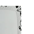 thumbnail image 3 of Ambesonne Sketchy Fitted Sheet, Cats with Happy Faces, Queen Size, Black White, 3 of 3
