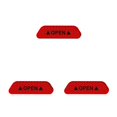 thumbnail image 2 of Riwesomey 4 Uds tiras reflectantes fluorescentes para coche pegatinas de advertencia para Lada Granta Vesta Kalina Priora Niva X Ray Largus H G Type1 NO1 Riwesomey CBP103018, 2 of 6