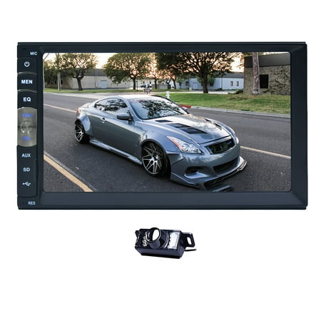 7-inch capacitive Touchscreen Car MP5 Player Bluetooth with Rearview Camera Linux system Support rear view camera input function USB port /TF card slot with Remote