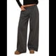 thumbnail image 3 of Pantalones Deportivos de Pierna para Mujer, Holgados, con Cordón, de Cintura Alta y Bolsillos Gris Carbón XL, 3 of 10