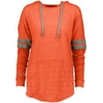 thumbnail image 3 of Holloway Sportswear XS Womens Hooded Low Key Pullover Vintage Orange/Vintage Grey 229390, 3 of 4