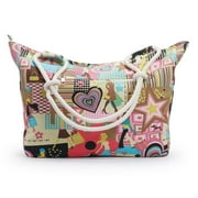 Gustave Tote Bags for Womens Large Capacity Canvas Handbags Fashion Beach Bag Travel Shopping Purse with Zipper