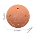thumbnail image 3 of Outdor 1Pcs Bird Bath Disc 99.99% Pure Copper Bird Bath Purification Disk 4Inch 0.7MM Thick Self Cleaning Design For Clean Water All Year Disks For Outdoor Birdbaths Bowls Founta, 3 of 6