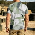 thumbnail image 6 of Men's Quick Dry Camo T Shirts Athletic Running Gym Workout Short Sleeve Tee Shirts for Men, 6 of 7