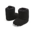 thumbnail image 3 of Baby Boys Girls Snow Boots,Winter Knitted Fleece Thick Soft Sole Non Slip Toddler First Walker Winter Warm Crib Shoes, 3 of 7