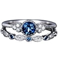 thumbnail image 2 of Flmtop 2Pcs Finger Jewelry Dual Type Non-allergic Durable Fashion Cycle Ring for Gift, 2 of 7