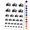 Black, variant on Fire Truck Engine Fireman Firefighter Symbol Water Resistant Temporary Tattoo Set Fake Body Art Collection - Hot Pink