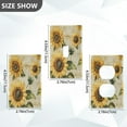 thumbnail image 2 of Vintage Sunflowers Light Switch Cover Switch Plate Outlet Cover Plug Cover for Electrical Outlet, 2 of 8
